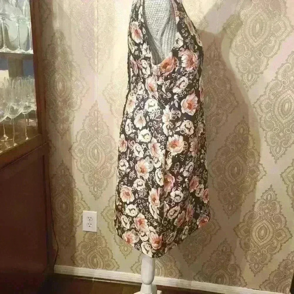 Anthropologie MOLLY BRACKEN FLORAL DRESS Size Large - Picture 4 of 11